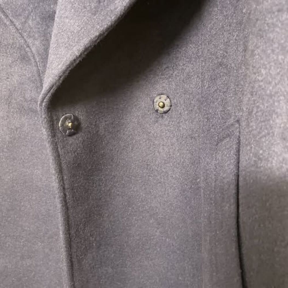 EXPRESS Navy Blue Belted Coat - Picture 5 of 7